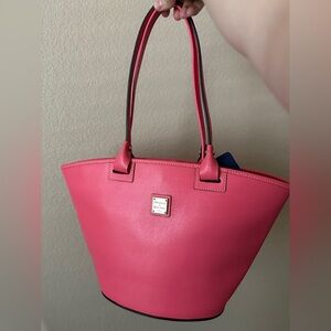 Dooney & Bourke Saffiano leather Vibrant Pink